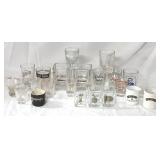 Vintage Shot Glasses Asst Lot Liquor Collectibles