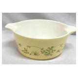 Pyrex Shenandoah Floral Casserole Bowl 475-B 2.5qt