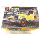 Vintage Police Car Model Car Kit AMT T178-225 1/25