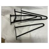 S/4 Wrought Iron Hairpin Table Legs 12"