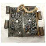 Antique Brass Eastlake Door Hinge