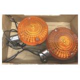 Honda Motorcycle Turn Signals Amber 3 1/2"