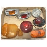 Asst Car Parts Red & Amber Lens, Marker Lamp, Etc.