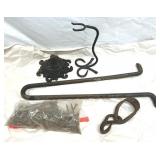 Hand Forged Farm Pulley, Candleholder, Pedestal