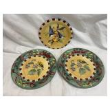 Winter Greetings Goldfinch & Nuthatch Plates