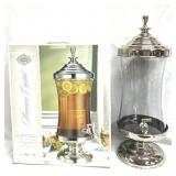 Shannon Crystal Beverage Dispenser Blown Glass