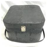 Black Vintage Vanity Case 14" x 12 1/4" X 8 1/4"