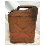 Vintage US 5 Gallon Military Metal Gas Can