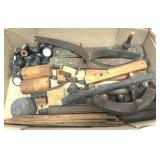 Antique Organ Drawer Pulls & Misc. Wood