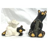 Bear Foots Figurines Angel & Flower Holder