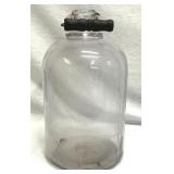 1 Gallon Glass Bottle with Wood & Wire Bale Handle