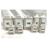 Antique MZ Altrohlau CM-R Czech Canister/Spice Set