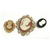Cameo Brooches Pins