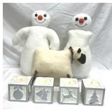 Christmas Decorations Project Lamb Snowman C/H