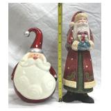 Pair of Santa Figurines