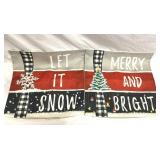 Christmas S/2 Pillow Covers 16"