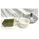 Bowls, Pyrex/Aluminum Serving Dish, Temptations