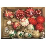 Blown Glass Ornament Box Lot