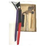 Hammer, Axe, Car Window Scrapers