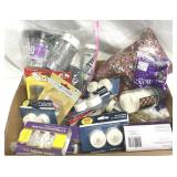 Craft Box of Glitter & Tea Lights
