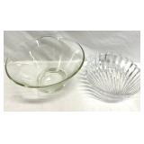 Villeroy & Boch Sea Shell Crystal Bowl & Chip Bowl