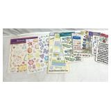 Scrapbooking Supplies Lot Stickers