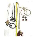 Fashion Jewelry Lot Elephant Pendant, Necklace Etc