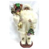 Father Christms 16" Figure Shiny Wrapped Gifts