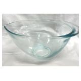 Pyrex Blue Tint Teardrop Mixing Bowl Pour Spout