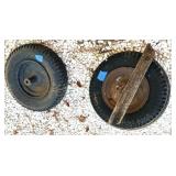 2 Small Trailer or Tractor Tires 4,80/4.00-8