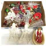 Vtg Christmas Ornaments Handmade, Enamel, Etc.