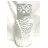White Owl Ceramic Vase 13 3/4" Tall