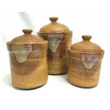 3 Pc Sango Splash 4951 Canister Set Lids & Seals