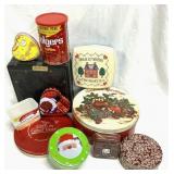 Variety of Empty Tin Cans Containers