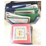 Box of Assorted Binders