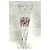 Lead Crystal 8" Bud Vase Echt Bleikristall 24%