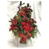 Christmas Floral Arrangement 23" Tall