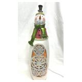 Snowman Nightlight 19" tall Resin Works