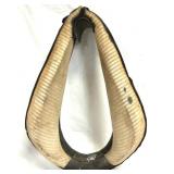Vintage Horse Mule Collar Leather & Cloth