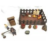 Handcrafted Mini Farm or Country Store Diarama Pcs