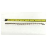 Ross Simons 925 Princess Cut Peach CZ Bracelet