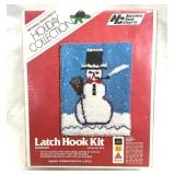 National Yarn Crafts Snowman Latch Hook Kit #X910