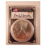 2021 US 1$ Silver Eagle Type 2 PCGS MS70 Signed 2021 US 1$ Silver Eagle Type 2 PCGS MS70 Signed