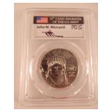 2017 US Statue of Liberty $100 Platinum PCGS MS70 2017 US Statue of Liberty $100 Platinum PCGS MS70