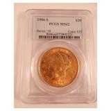 1904-S US $20 Gold Liberty Head PCGS MS62