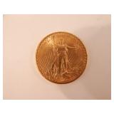 1910-S $20 St. Gaudens Ungraded Gold Coin MS-63