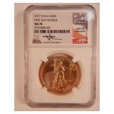 2007 Gold American Eagle $50 NGC MS70 FDI Mercanti