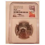 2016 US $100 Platinum First Day Issue NGC MS70 2016 US $100 Platinum First Day Issue NGC MS70