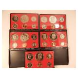 (5) 1973 United States Mint Proof Set (5) 1973 United States Mint Proof Set
