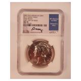 2017 US $25 1-OZ Palladium Eagle NGC MS70 Signed 2017 US $25 1-OZ Palladium Eagle NGC MS70 Signed